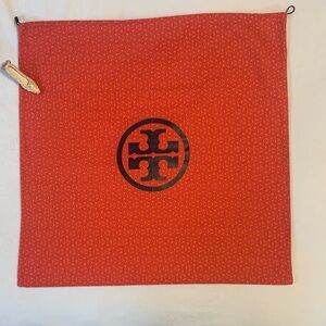TORI BURCH classic design orange drawstring Large dust bag VVGUC+++